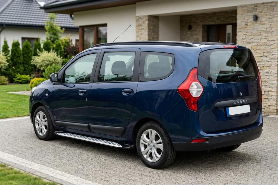 Renault Lodgy 2013–2022 Boční prahy Shining V1 (2 ks, hliník) Image