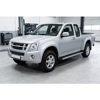Boční prahy Shining V1 (2 ks, hliník) Isuzu D-Max 2002–2011 fotografie 1