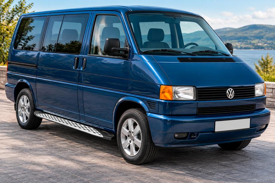 Volkswagen T4 Caravelle/Multivan 1990–2003 Boční prahy Shining V1 (2 ks, hliník) Image