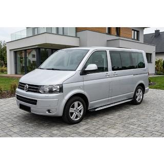 Boční prahy Shining V1 (2 ks, hliník) Volkswagen T5 2010–2015 fotografie 1