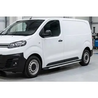 Boční prahy Shining V1 (2 ks, hliník) Citroen Jumpy/Dispatch 2017– fotografie 1