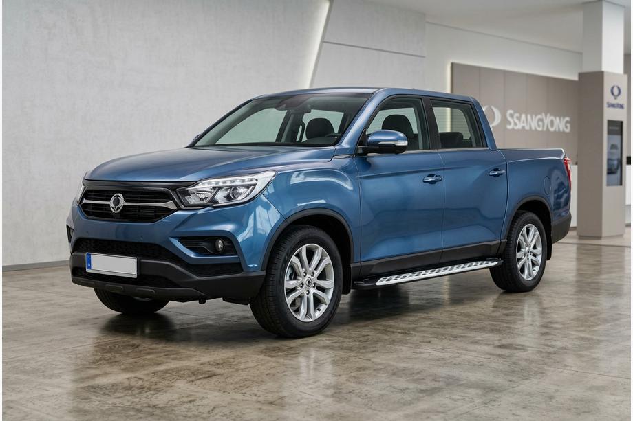 SsangYong Musso II 2018– Boční prahy Shining V1 (2 ks, hliník) Fotografie 1