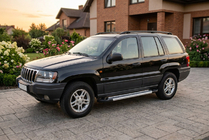 Jeep Grand Cherokee WJ 1999–2004 Boční nášlapy Vision New Grey (2 ks, hliník) fotografie 1