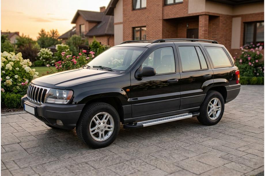 Jeep Grand Cherokee WJ 1999–2004 Boční nášlapy Vision New Grey (2 ks, hliník) Image