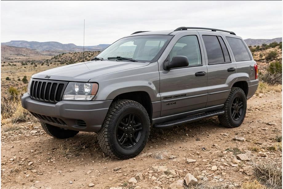 Jeep Grand Cherokee WJ 1999–2004 Boční nášlapy Bosphore Black (2 ks, hliník) Image