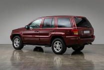 Jeep Grand Cherokee WJ 1999–2004 Boční nášlapy Bosphore Grey (2 ks, hliník) fotografie 1