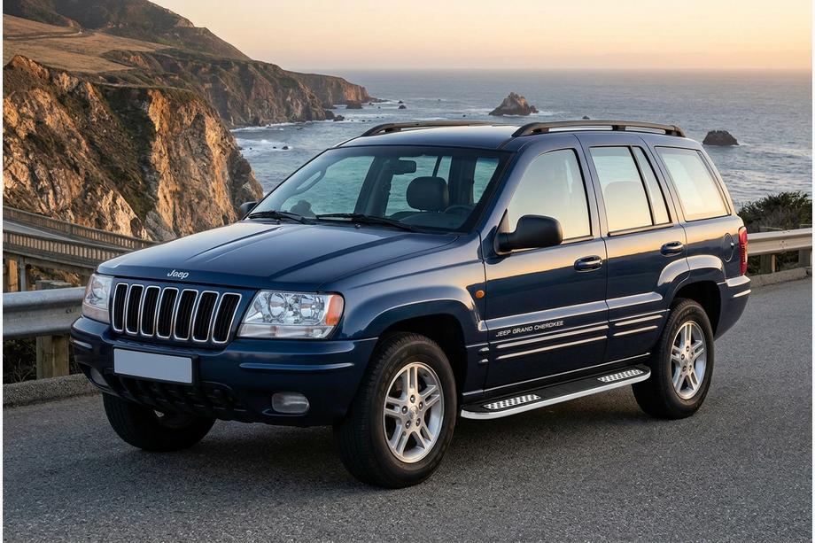 Jeep Grand Cherokee WJ 1999–2004 Boční nášlapy Tayga V2 (2 ks, hliník) Fotografie 1