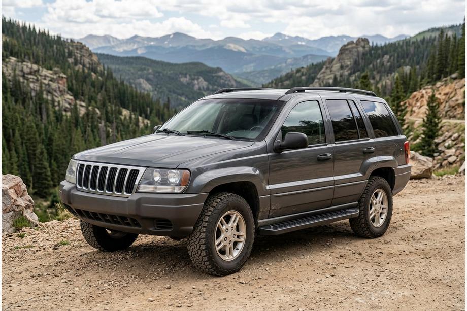 Jeep Grand Cherokee WJ 1999–2004 Boční prahy Allmond Black (2 ks, hliník) Image