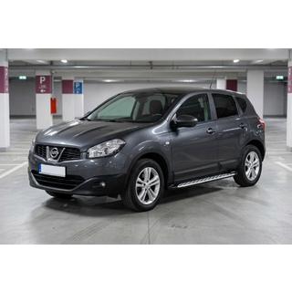 Boční prahy Shining V1 (2 ks, hliník) Nissan Qashqai 2010–2014 fotografie 1