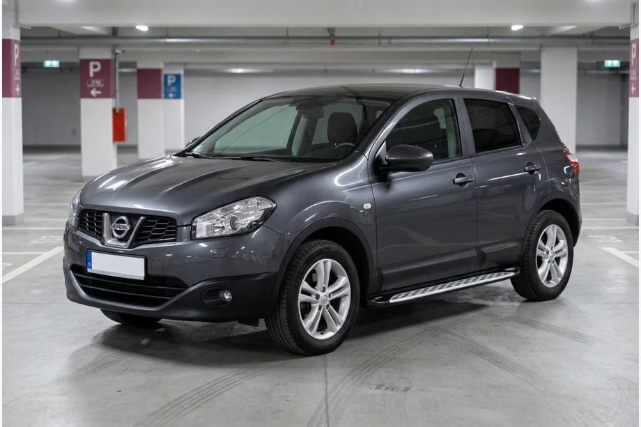 Nissan Qashqai 2010–2014 Boční prahy Shining V1 (2 ks, hliník) dlouhý rozvor Image