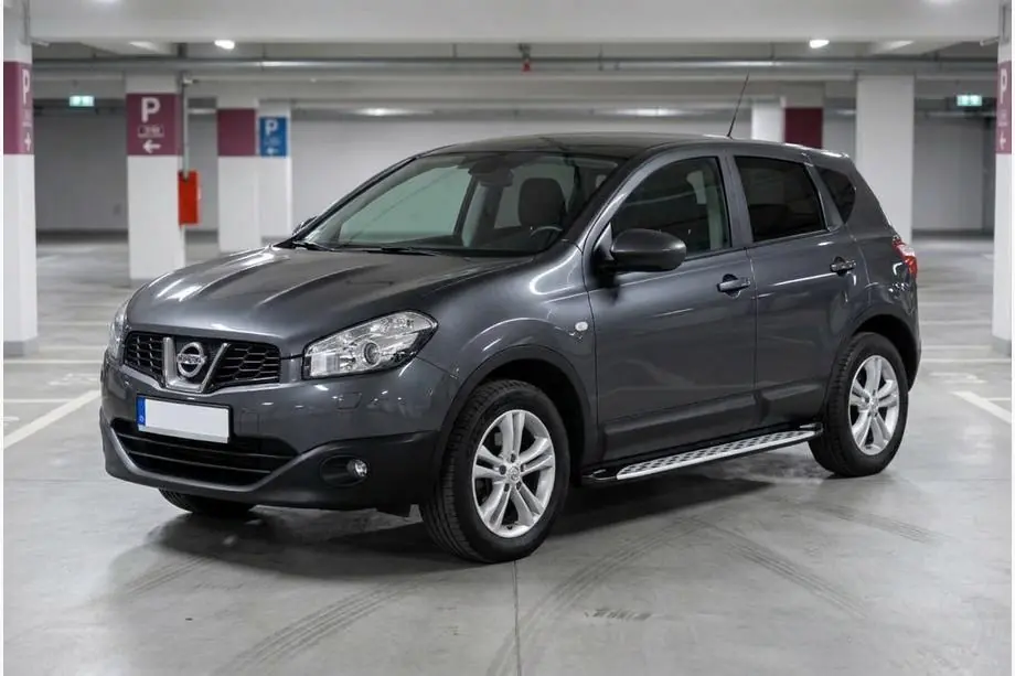 Nissan Qashqai 2010–2014 Boční prahy Shining V1 (2 ks, hliník) Image