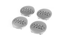 Audi Středové krytky do disků 60/58 mm šedé ad5957s (4 ks) fotografie 1