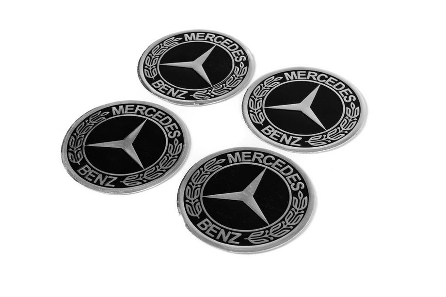 Mercedes-Benz Samolepky na disky 90 mm (4 ks) Image