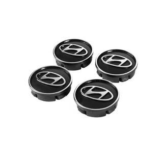 Středové krytky kol černé hyun60tur-bl (59 mm na 55 mm, 4 ks) fotografie 2