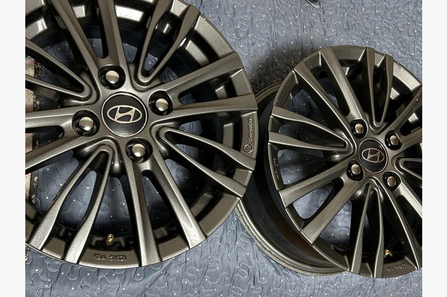 Hyundai Středové krytky kol černé hyun60tur-bl (59 mm na 55 mm, 4 ks) Fotografie 5