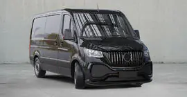 Mercedes Sprinter W907/W910 2018– Přední nárazník s mřížkou z ABS (k lakování) fotografie 6