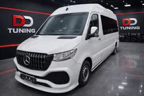 Mercedes Sprinter W907/W910 2018– Přední nárazník s mřížkou z ABS (k lakování) fotografie 1