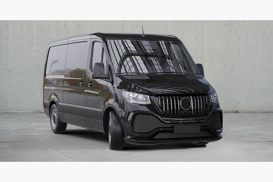 Mercedes Sprinter W907/W910 2018– Přední nárazník s mřížkou (polypropylen, k lakování) Fotografie 6