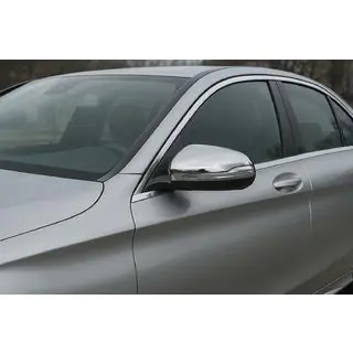 Nerezové kryty zrcátek (2 ks) Mercedes C-Class W205 2014–2021 fotografie 1