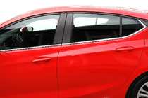 Opel Astra K 2016–2021 Chromové lišty oken (HB) (8 ks, nerez) fotografie 4