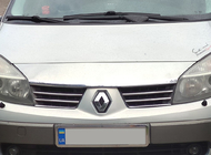Renault Scenic/Grand 2003–2009 Nerezové kryty na mřížku (4 ks) fotografie 1