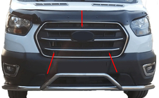 Ford Transit 2014– Nerezové kryty na mřížku (4 ks) fotografie 1