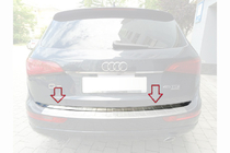 Audi Q5 2008–2017 Nerezová lišta na hranu víka kufru fotografie 1