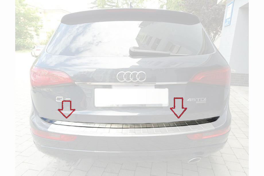 Audi Q5 2008–2017 Nerezová lišta na hranu víka kufru Image