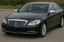 Mercedes S-class W221 2005–2013 Kryty zpětných zrcátek (2009-2013, 2 ks, nerez) fotografie 1