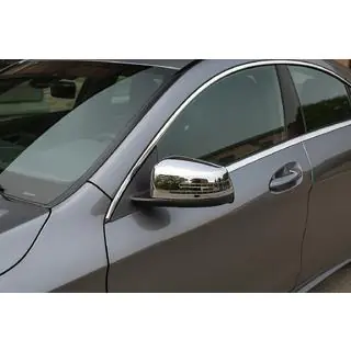 Nerezové kryty zrcátek (2 ks) Mercedes CLA C117 2013–2019 fotografie 1