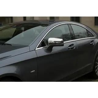 Nerezové kryty zrcátek (2 ks) Mercedes CLS C218 2011–2018 fotografie 1