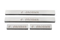 Citroen C-Crosser 2007–2013 Nerezové kryty prahů (4 ks, nerez) fotografie 3