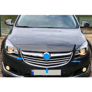 Nerezové lišty na masku chladiče (2014–2017) Opel Insignia 2008–2017 fotografie 3