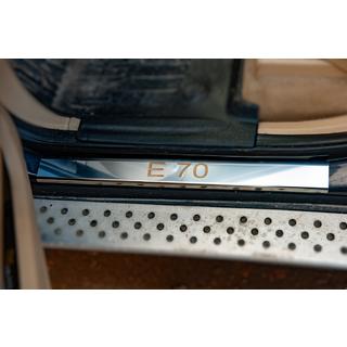 Nerezové prahové lišty (4 ks) BMW X5 E70 2007–2013 fotografie 3