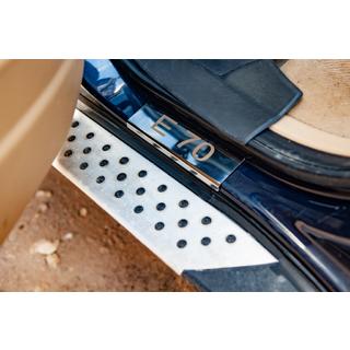Nerezové prahové lišty (4 ks) BMW X5 E70 2007–2013 fotografie 2
