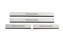 Volkswagen Touareg 2010–2018 Nerezové kryty prahů Carmos V1 (4 ks) fotografie 1