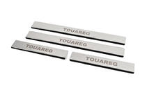 Volkswagen Touareg 2010–2018 Nerezové kryty prahů Carmos V1 (4 ks) fotografie 2