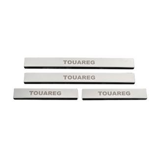 Nerezové kryty prahů Carmos V1 (4 ks) Volkswagen Touareg 2010–2018 fotografie 1
