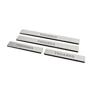 Nerezové kryty prahů Carmos V1 (4 ks) Volkswagen Touareg 2010–2018 fotografie 2