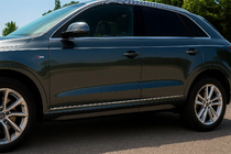 Audi Q3 2011–2019 Nerezové lišty na dveře (4 ks) fotografie 1
