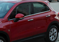 Fiat 500X 2014–2024 Okenní lišty (4 ks, nerez) fotografie 1