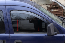 Opel Combo 2002–2012 Okenní lišty (2 ks, nerez) fotografie 1