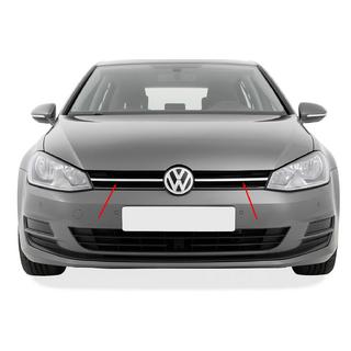 Nerezové lišty na horní část masky chladiče Volkswagen Golf 7/E-Golf 2012–2020 fotografie 3