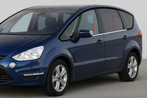 Ford S-Max 2007–2014 Okenní lišty (4 ks, nerez) fotografie 1