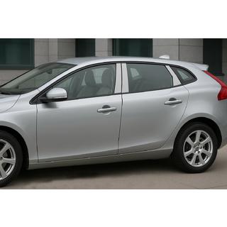 Nerezové kryty sloupků dveří Volvo V40 2012– fotografie 1