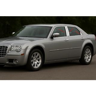 Nerezové kryty sloupků dveří (6 ks) Chrysler C300 2004–2011 fotografie 1