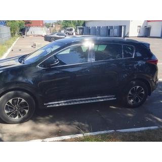 Nerezové kryty sloupků dveří (6 ks) Kia Sportage 2015–2021 fotografie 3