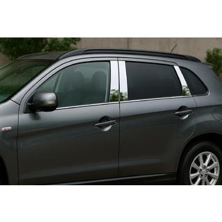 Nerezové kryty sloupků dveří (6 ks) Mitsubishi ASX 2010–2023 fotografie 1