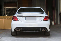Mercedes C-Class W205 2014–2021 Sada bodykitu s difuzorem (AMG C63-designs 2018-2021) fotografie 4