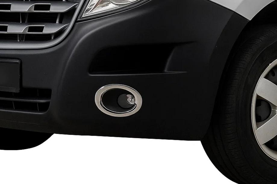 Nissan NV400 2010–2024 Nerezové rámečky mlhových světel Carmos (2 ks) Image